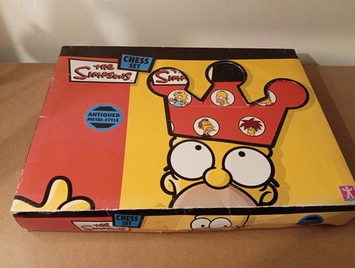 The simpsons chess set - chess,