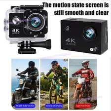 4K Action Sports Camera Video Underwater Waterproof Wifi Remote For Driving