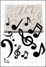 Silicone mould Musical Notes | Food Use FPC Sugarcraft FREE UK shipping!