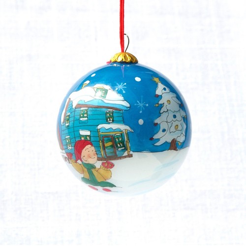 House with tree and boy - tree,