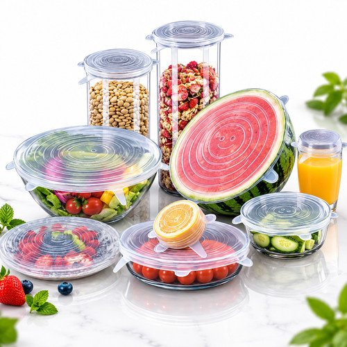 Silicone lid keep fresh - keep,