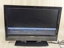 Toshiba 19BV500B - 19" LCD TV + Remote - Tested And All Working - VGC