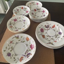 Random saucers fine bone - saucers,