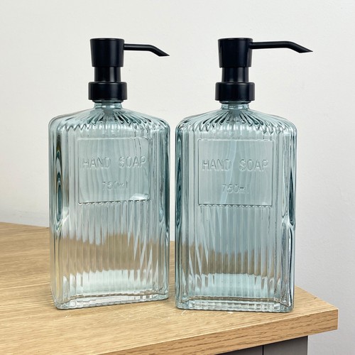 Glass soap lotion dispenser - glass,