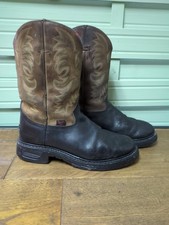 Tony Lama Cowboy Boots Size 7 UK Good Wear No Pull straps Good Soles