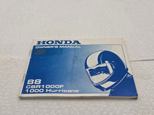 1988 honda cbr1000f owner - honda,