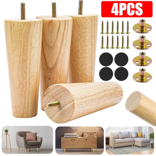 Wooden round furniture - 4x,
