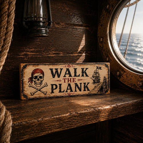 Pirates sign wooden - sign,