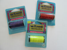 Kreinik Heavy Braid  #32 Braid Various Colours Metallic shiny glittery thread