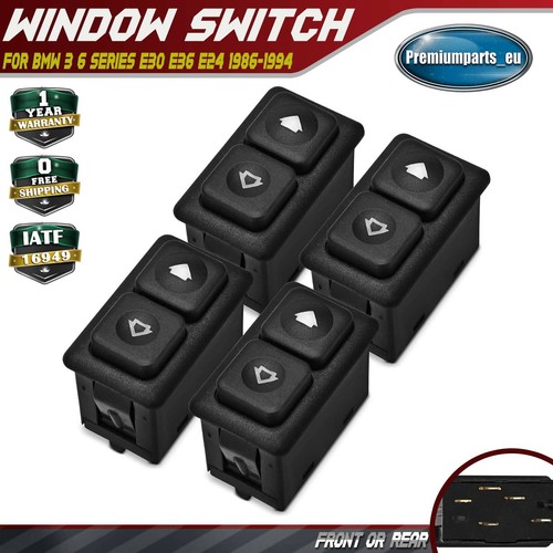 Power window switch front - 4x,