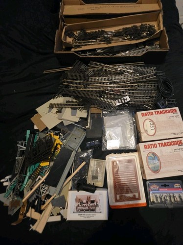 Various model railway items - model,