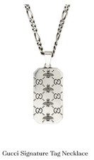 Gucci GG & Bee Engraved Dog