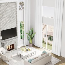 Extra Long White Linen 216