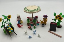 Vintage Playmobil 5343 Victorian Market Flower Stall, Complete Set.