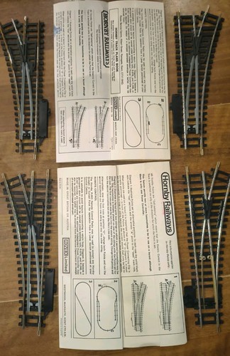 Hornby r612 and r613 points - and,