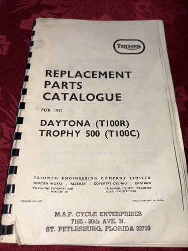 1970 triumph replacement parts - 1970,