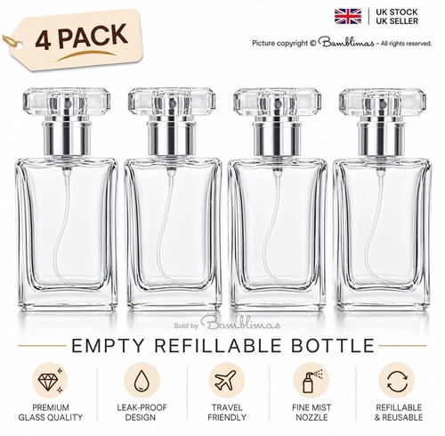 Pack empty glass perfume - pack,