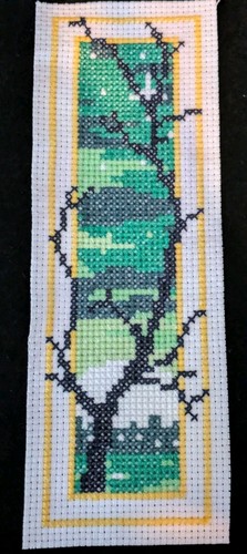 Completed cross stitch - stitch,