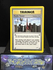 Pokemon Card Radio Tower 95/105 Neo Destiny Non Holo Rare Light Play