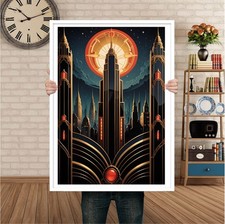 Art Deco Architecture Wall Art