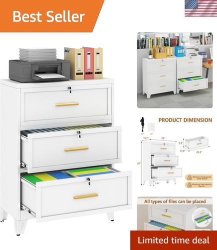 Metal lateral file cabinet - metal,