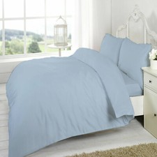 Flannelette Duvet Cover Set Quilt Thermal Bedding 100% Brushed Cotton Pillowcase