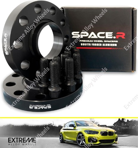 Alloy wheel spacers - spacers, black