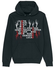 Stranger Things Names Hoodie Hopper Demogorgan Eleven Upside Down Gift Idea