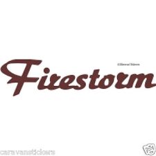 ELDDIS Firestorm - (2003)(RESIN DOMED) - Caravan Sticker Decal Graphic - SINGLE