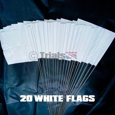20 x White Motorcycle Trials