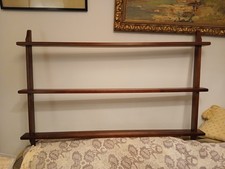 two wall mountable plate racks