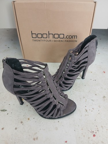Boohoo sophie suedette cage - suedette,