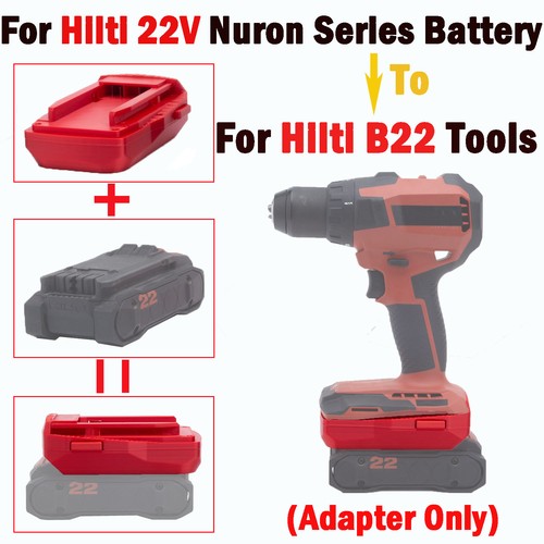Adapter for hilti 22v - for,