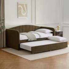 Dusk Dover Olive Velvet Fabric