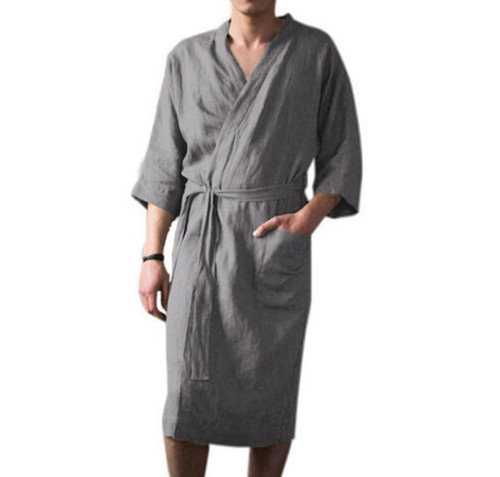 Mens summer kimono bathrobe - kimono,