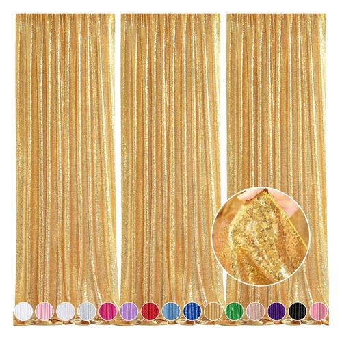 Pcs 2x8ft gold sequin - 3,