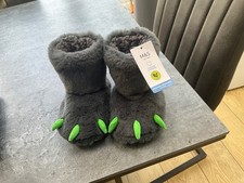 M&S Dinosaur feet slippers six