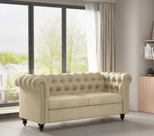 Large seater chesterfield - seater,