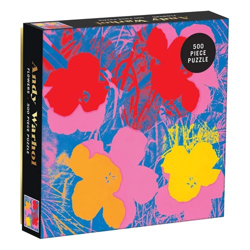 Andy warhol flowers jigsaw - flowers,