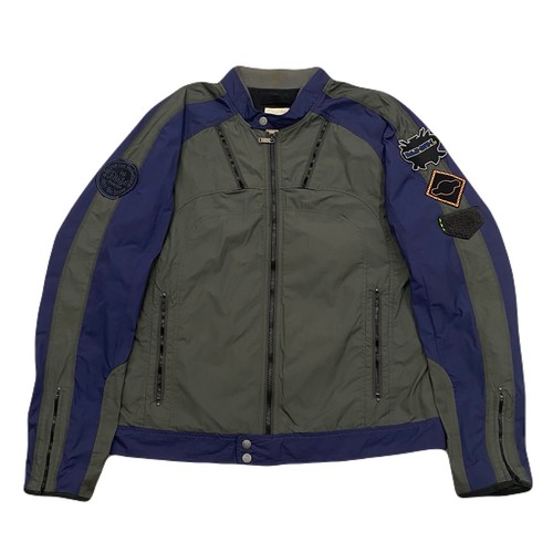 Diesel y2k patched gray - gray, blue