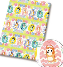 Polycotton Fabric Bluey Bingo