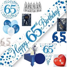 Blue 65th & Happy Birthday