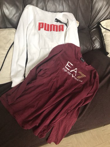 Men puma hoodie ea7 - &,