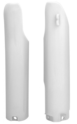 Tech white fork guards - white,