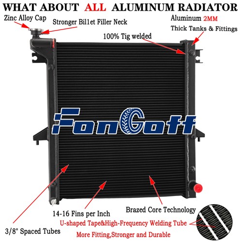 Row radiator aluminium for - 3,