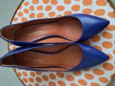 Mulberry Pointed Shoes Blue