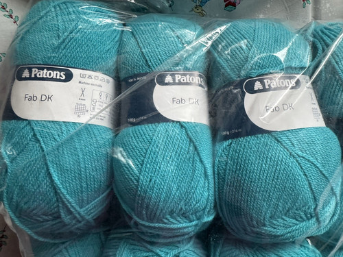 Patons fab turquoise - fab, dk