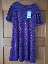 Next Girls Purple Sequin