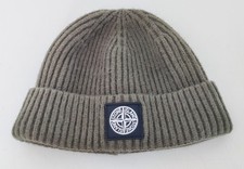 Stone Island N100012 LIGHT RWS GEELONG WOOL Beanie Hat Military Green
