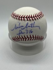 Mike Matheny Brewers Cardinals Giants Signed Autograph OMLB Baseball PSA DNA *40